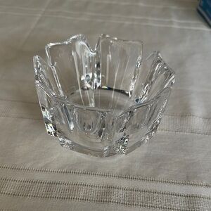 Vintage Orrefors Corona Bowl, designed by Lars Hellsten for Orrefors